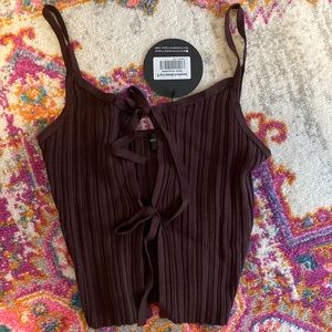 White fox boutique brand new crop top